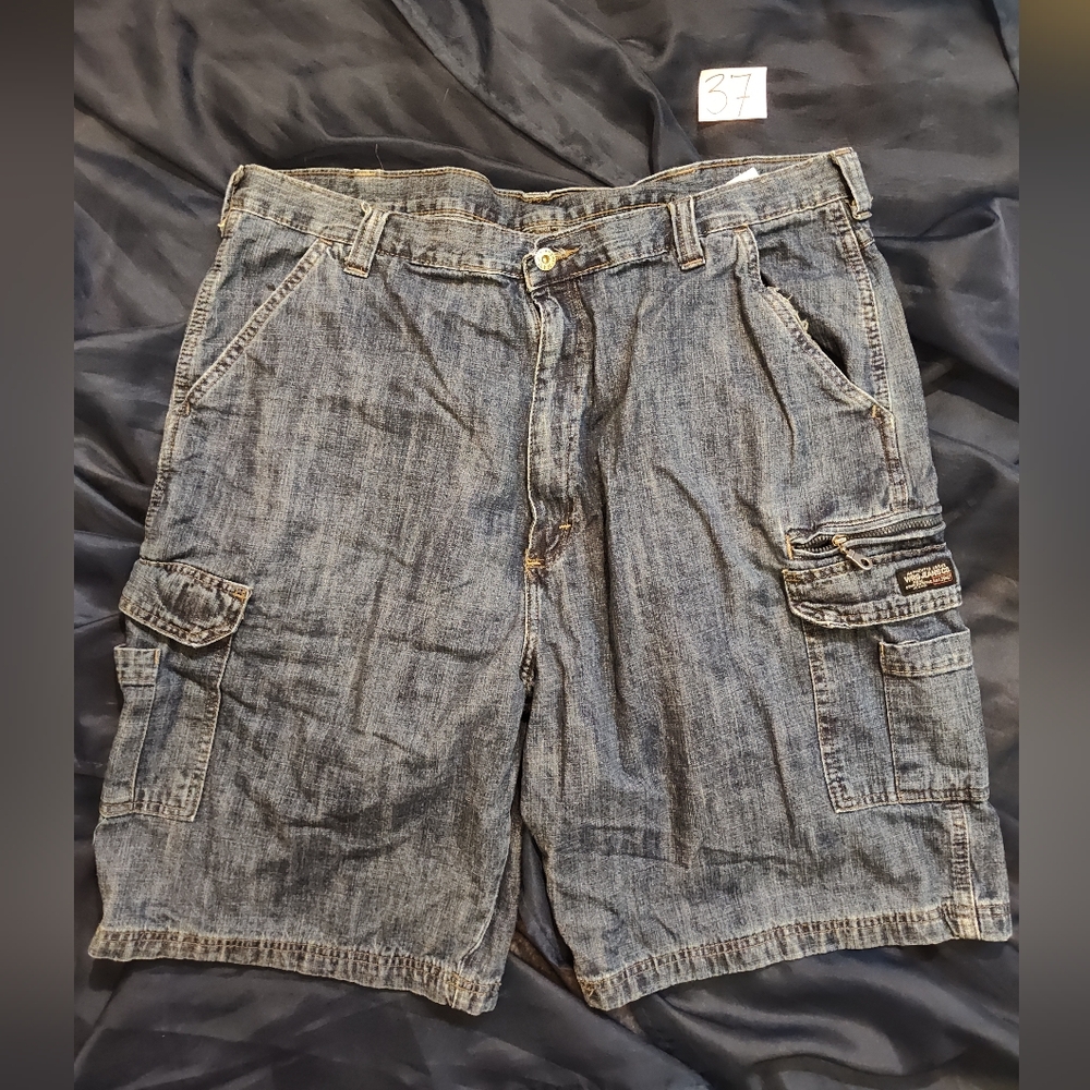 Men's Dark Wash Jean Shorts (Jorts)